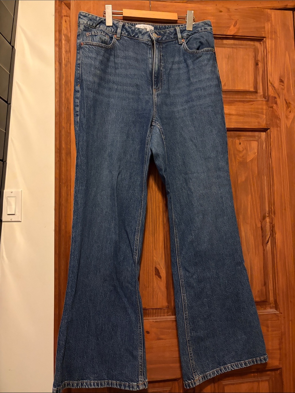 Dynamite Hailey Womenβs Blue Flared Jeans